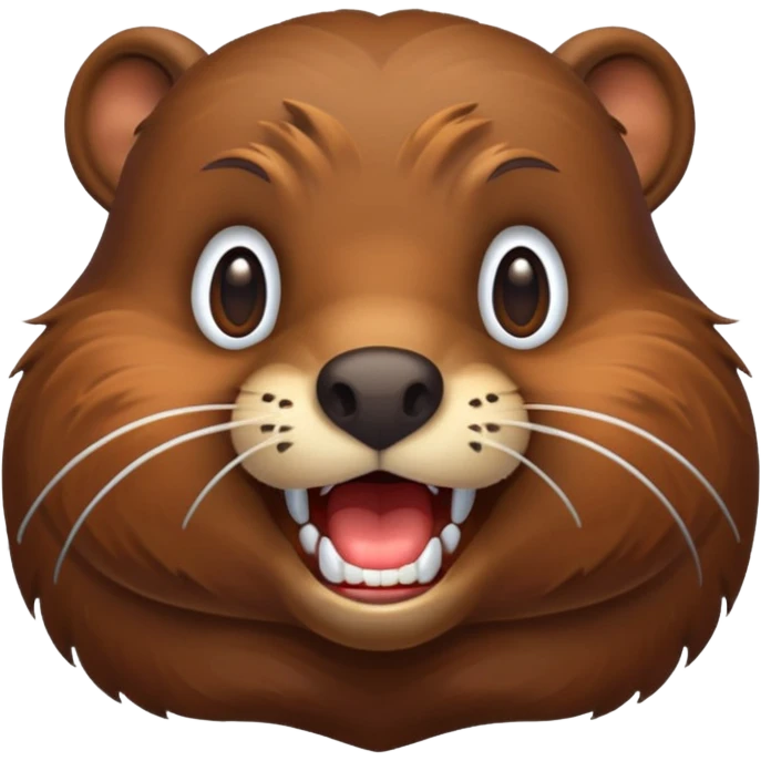 beaver with two big front teeth emoji