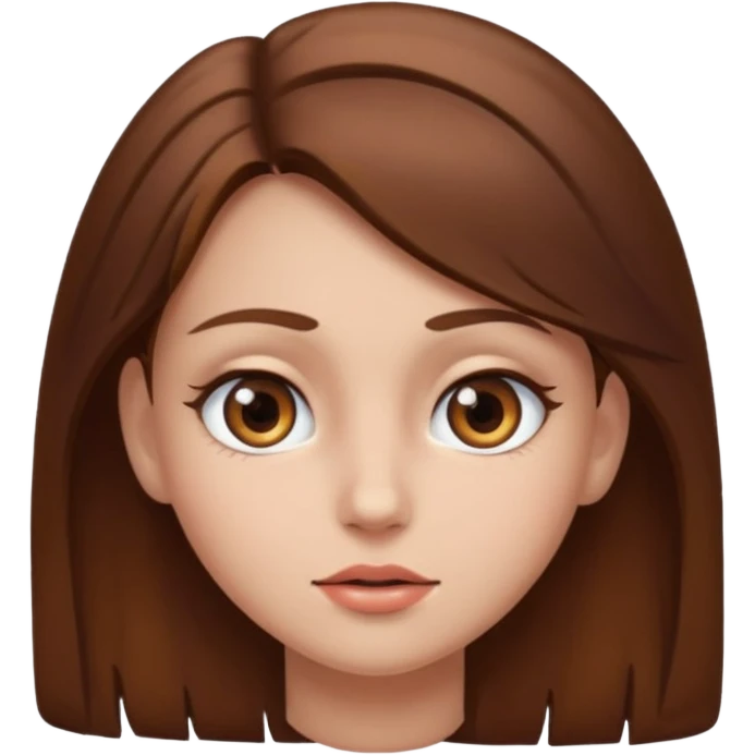 Girl one  eye opened  emoji