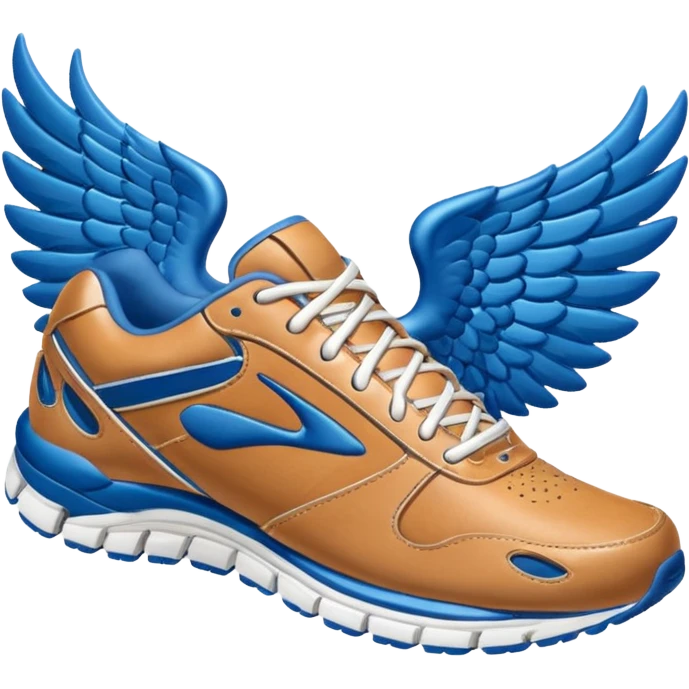 Brooks running sneakers with wings on them emoji