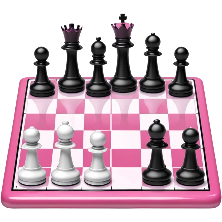 pink chess board emoji