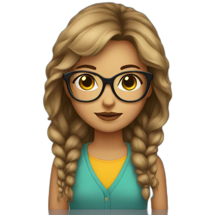 girl in specs  emoji