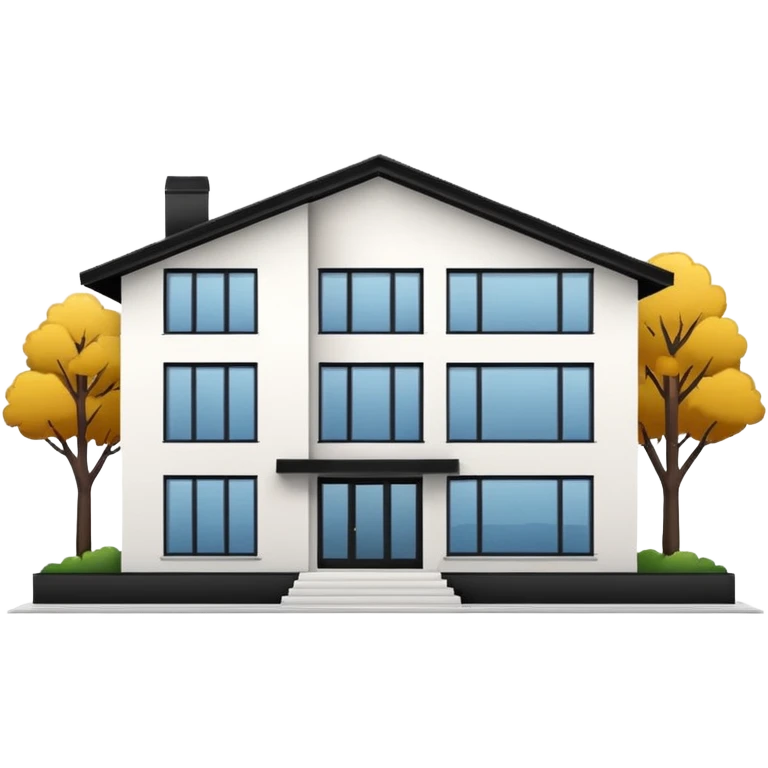 escenario casa moderna emoji