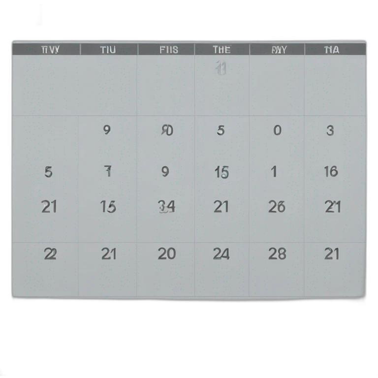 calendar with friday on the front emoji