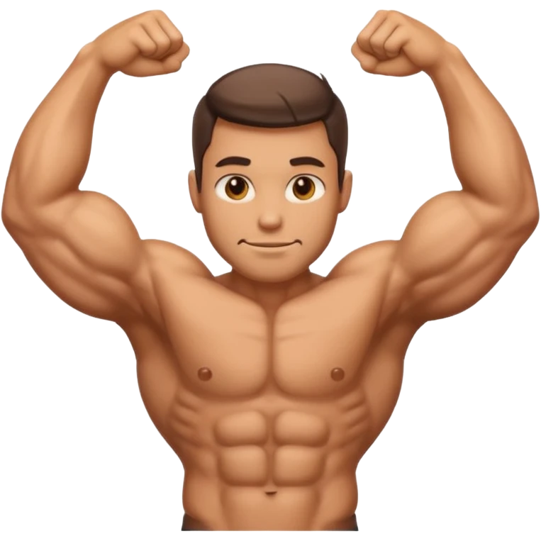 male biceps and triceps emoji emoji