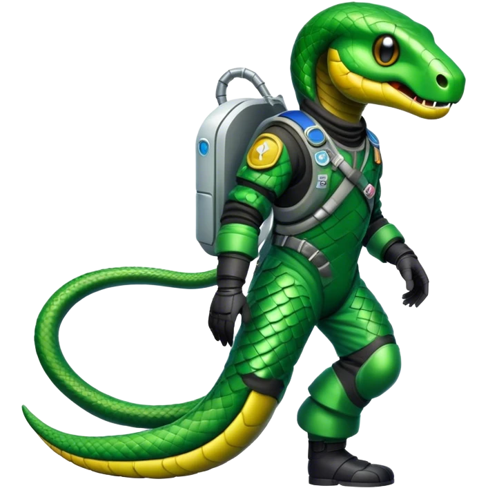 Snake Space pirate emoji