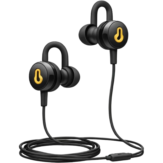 old wired earphones emoji