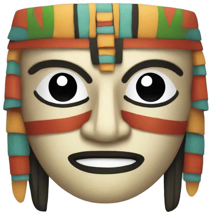 inca mask emoji