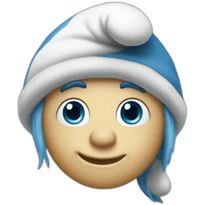 Smurf emoji