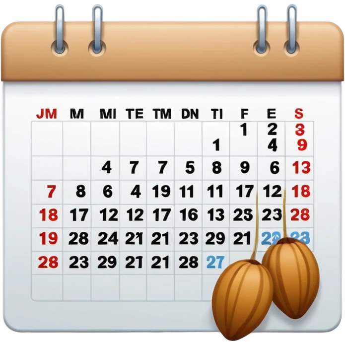 Calendar emoji