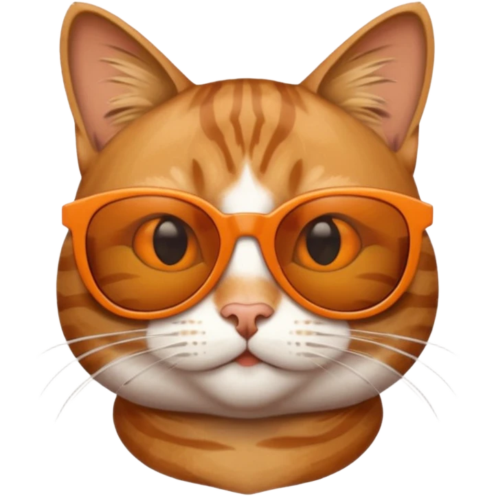 Cat wearing sunglasses emoji