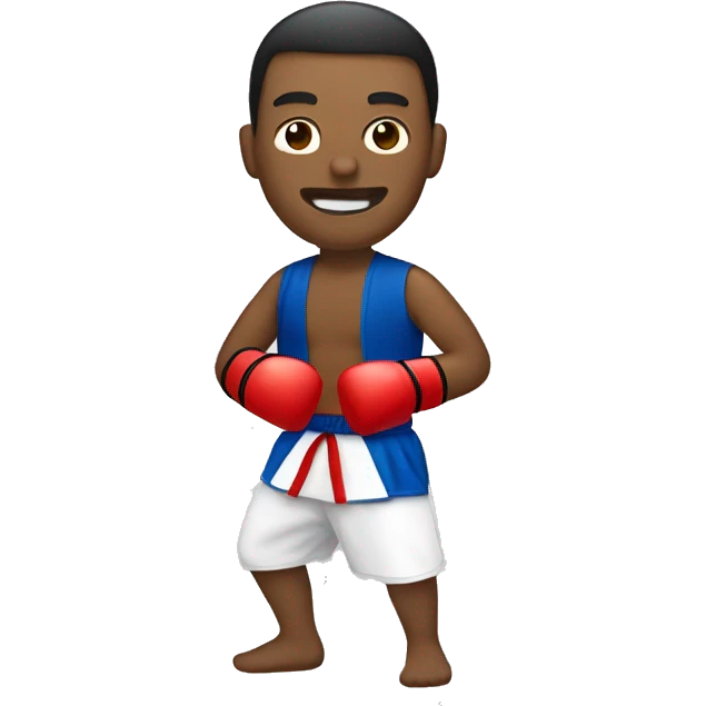 A man doing Muai Thai emoji
