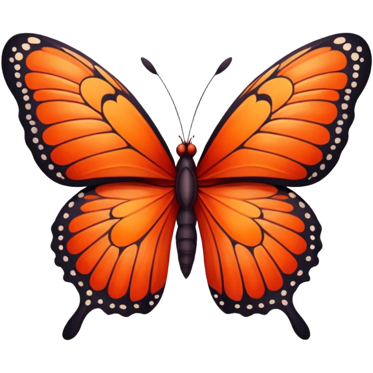red butterfly emoji