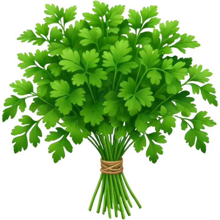 cilantro herb bouquet emoji