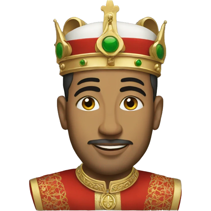 King of morocco emoji