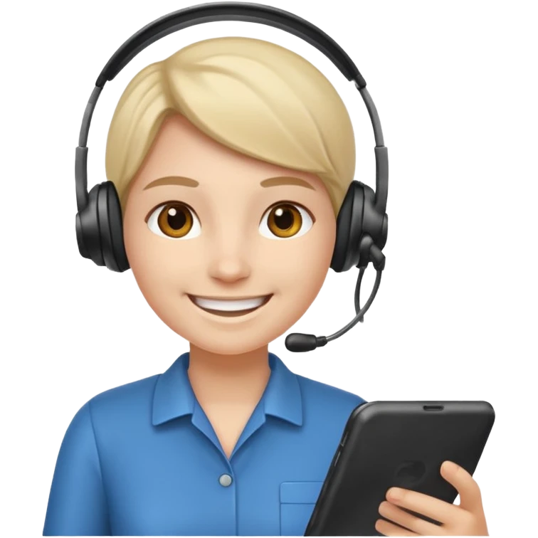 Tomando pedidos emoji