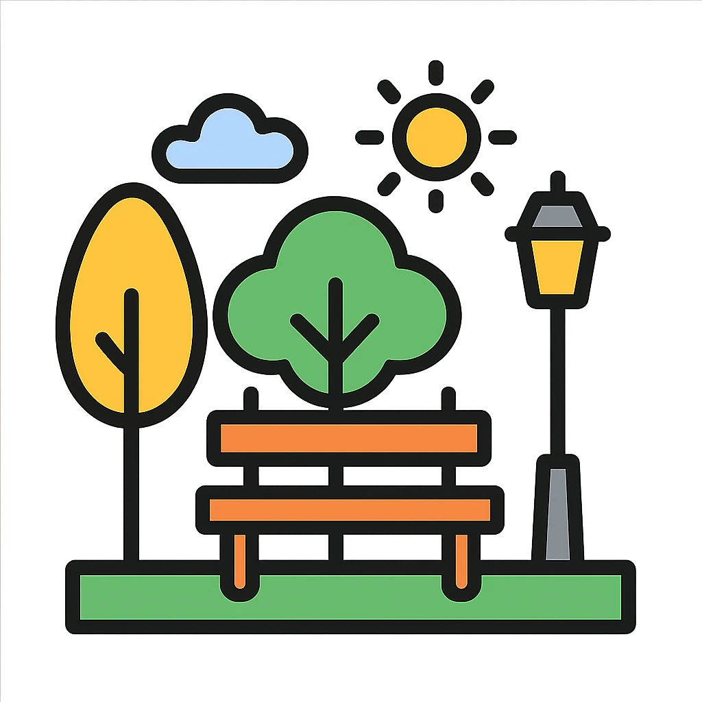 a park emoji