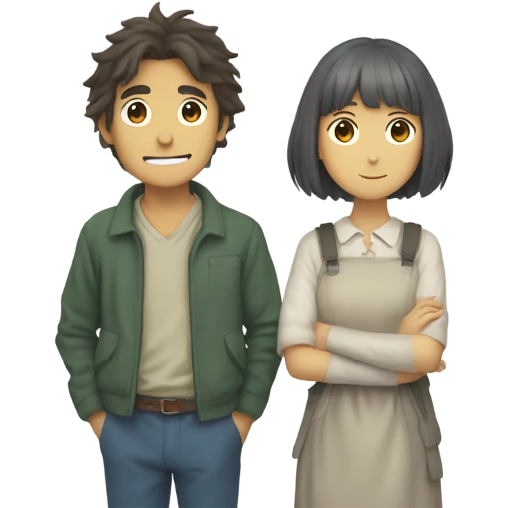 studio ghibli couple emoji