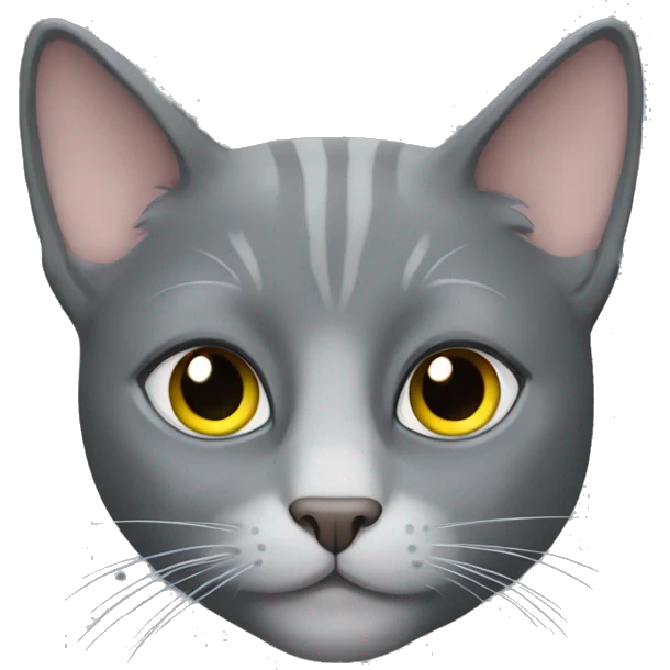 The Grey Cat emoji