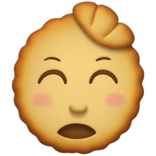 cuadro de una galleta emoji