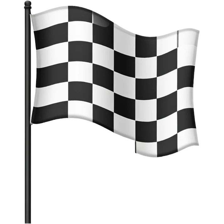 checkered flag emoji