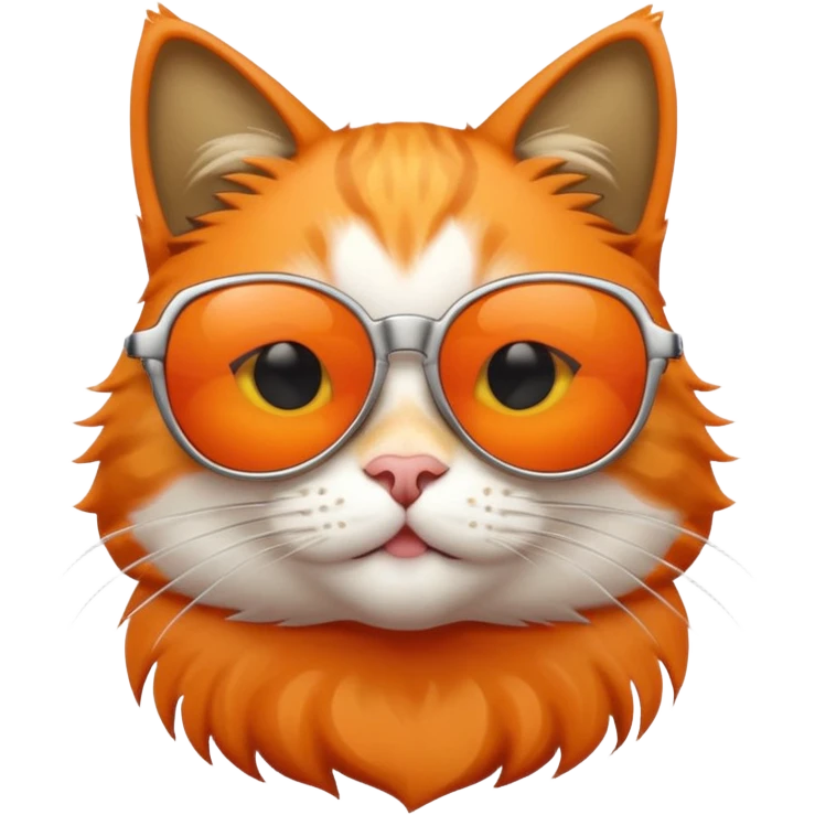 Cat wearing sunglasses emoji