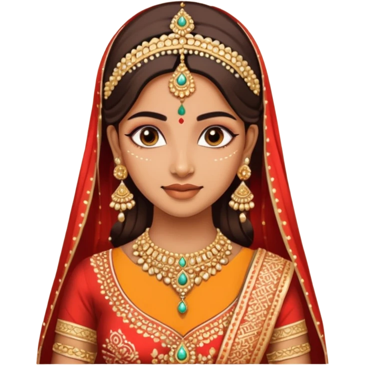 indian bride getup emoji
