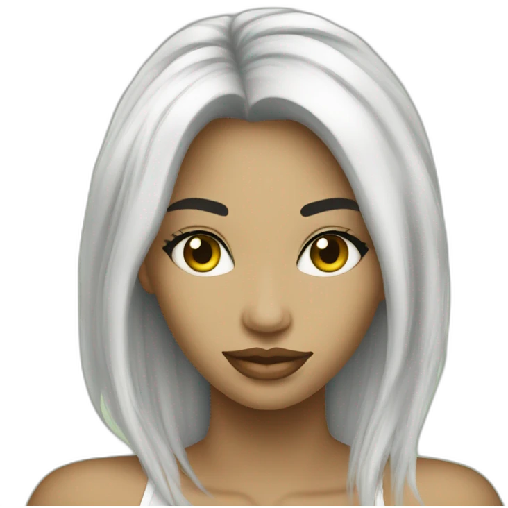 Beauty girl receive dinero emoji
