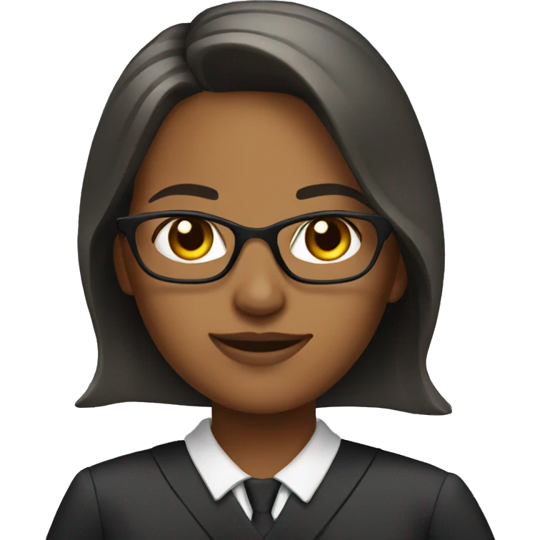 a female lawyer emoji