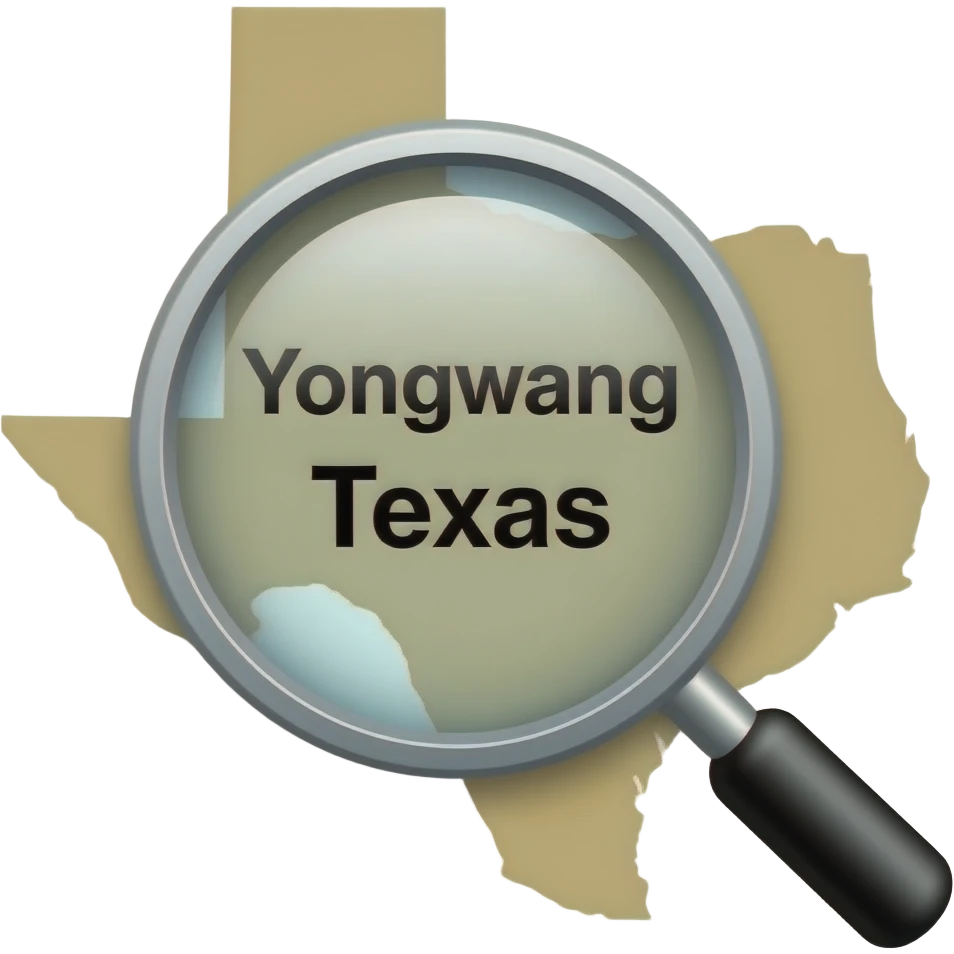 (dont include people)Search “Yongwang Texas” now.(icon) emoji