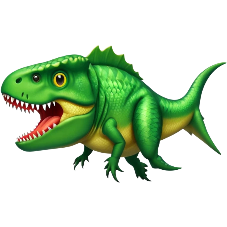 t-rex/fish combined emoji