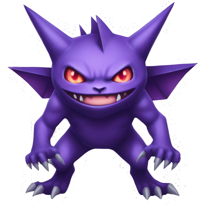  Gengar-Sableye-Genesect Full body emoji