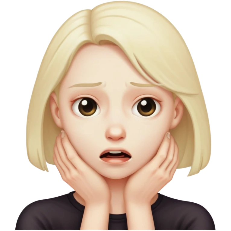 Strangling yourself emoji