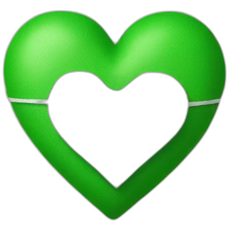 bandaged green heart emoji