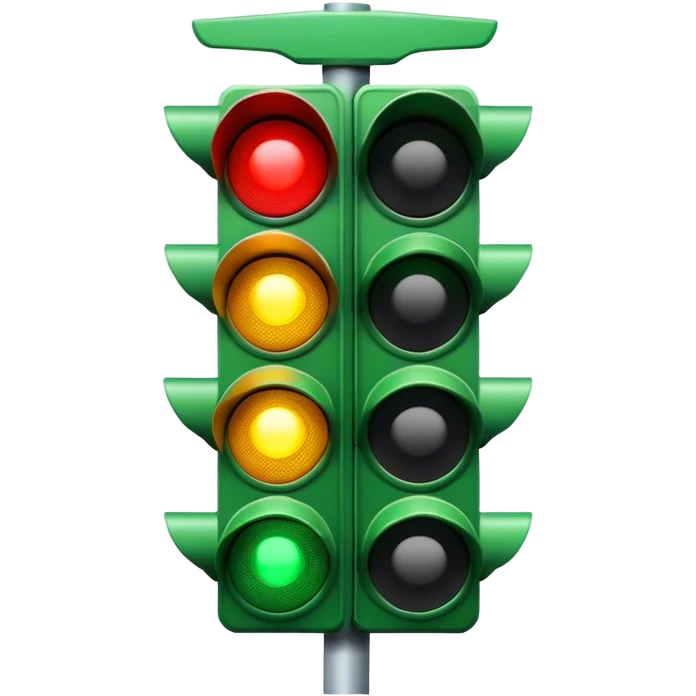 green stoplight emoji