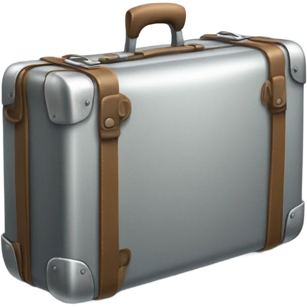 Silver suitcase emoji