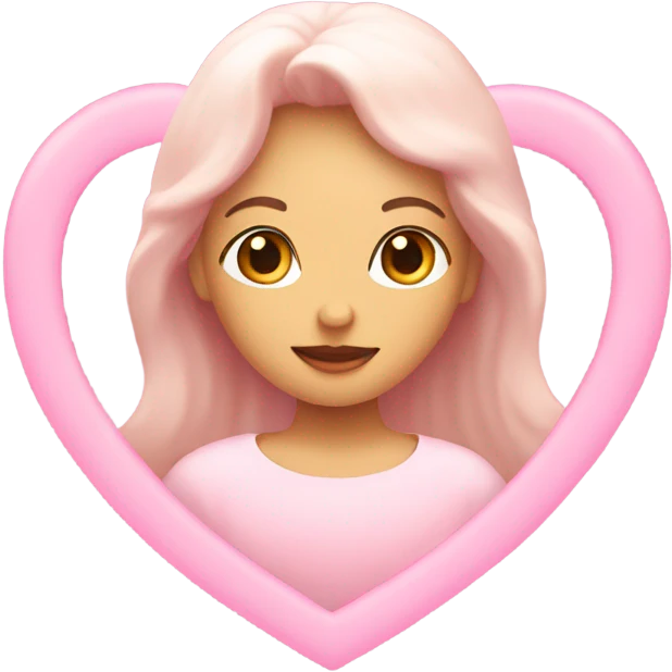 Hearts with pink halo emoji