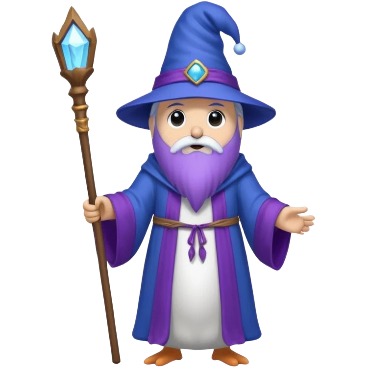 Penguin Wizard emoji