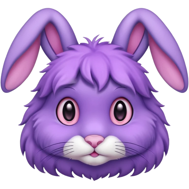  tavşan mor emoji