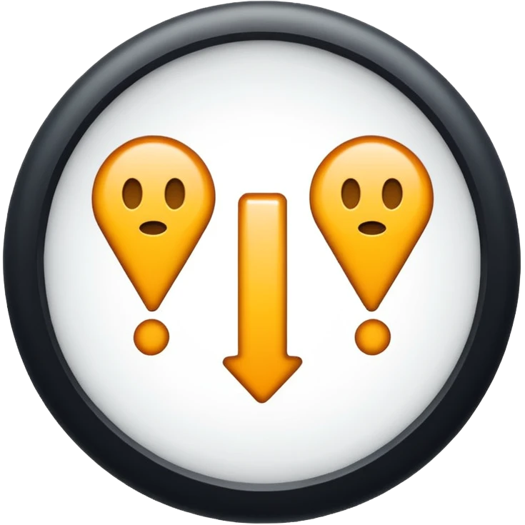 2 exclamation marks in a circle with white colour and its background in light blue colour emoji