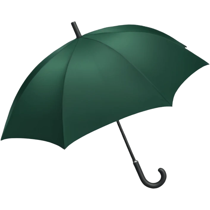 dark green umbrella emoji