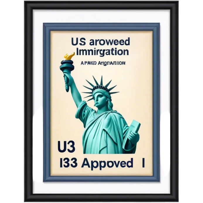 U.S. Immigration "I-130 Approved" emoji