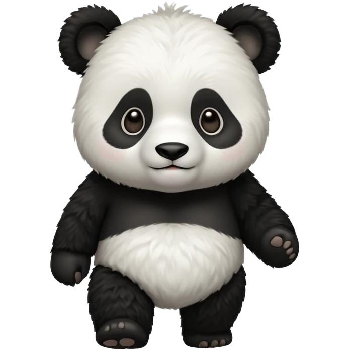 PANDA WALKING WIHTOUT ANY BAMBOO STICK emoji