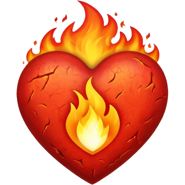 Fire heart  emoji