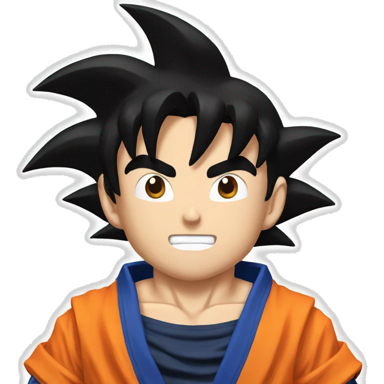 Goku enervé emoji