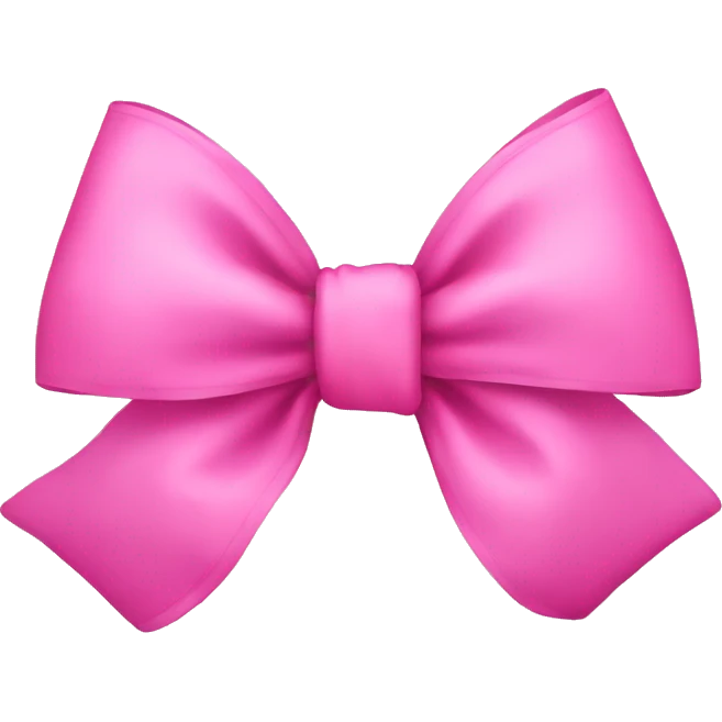 pink bow emoji