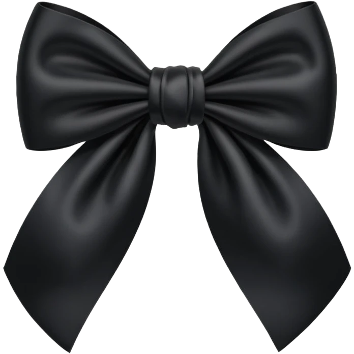 Black Bow emoji