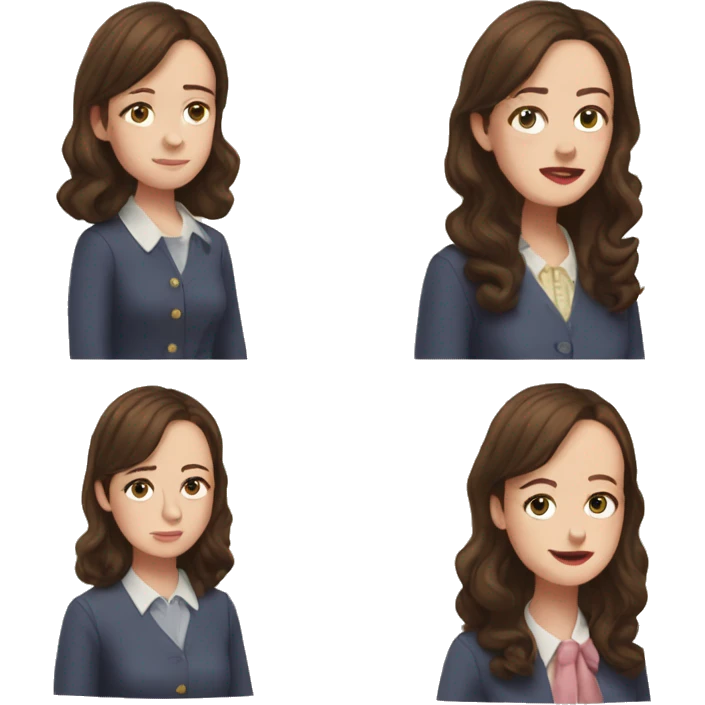Rory Gilmore learning emoji