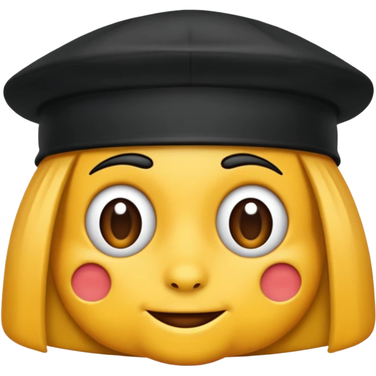 Siyah şapka emoji