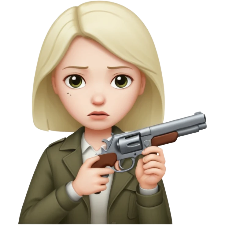 😔🔫 emoji