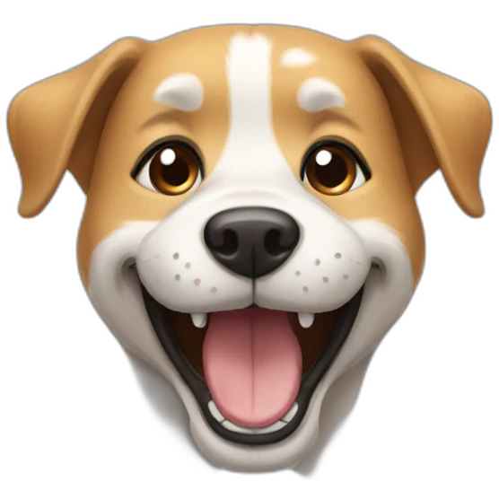 Dog smile emoji